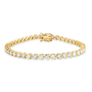 צמיד טניס 3 שיניים-יהלומים