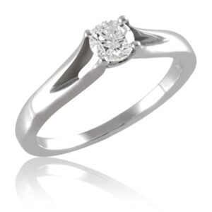 טבעת סוליטר קלאסית מודל טלי