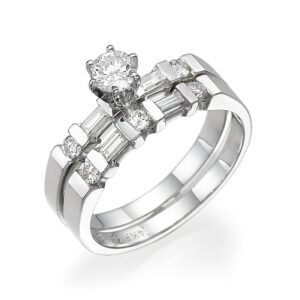 טבעת אירוסין מודל גלי 2