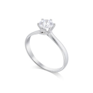 טבעת סוליטר ארוסין מודל דקלה