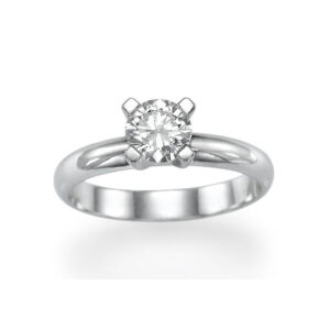 טבעת אירוסין סוליטר-מודל קלאסיקה